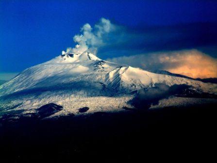 Mount Etna op het Italiaanse eiland Sicilië