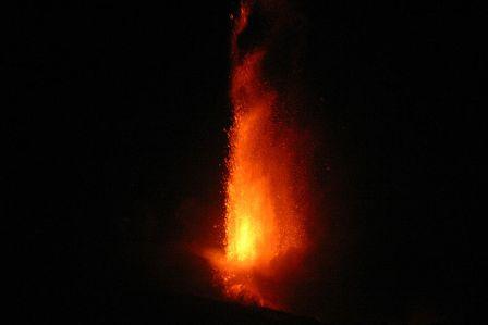Uitbarsting van Mount Etna op 4 september 2007