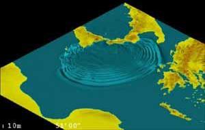 Tsunami Mount Etna na 51 minuten