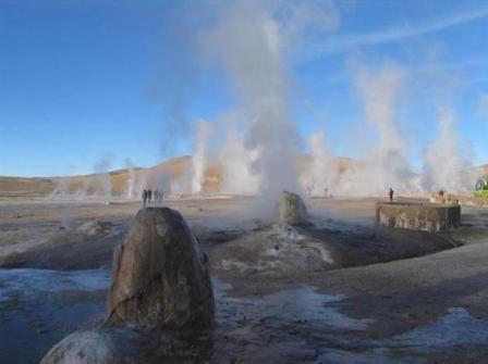 Geiserveld ‘El-Tatio’ in Chili